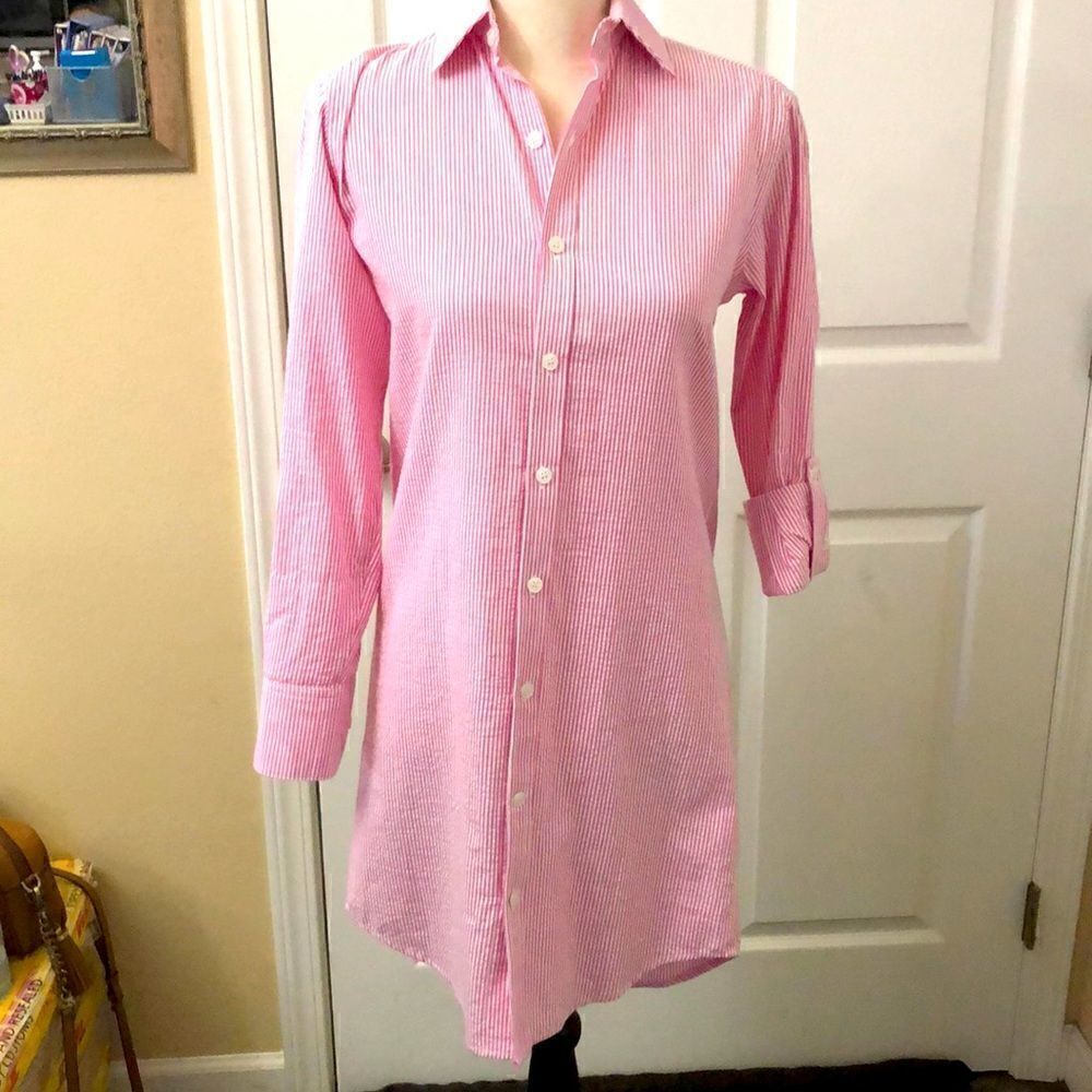 Emily Phillips shirt dress button up size 1